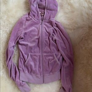 Juicy couture zip up velour jacket